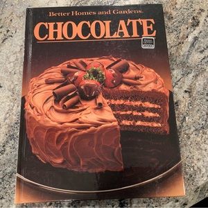 CHOCOLATE COOKBOOK Better Homes & Gardens 1984 hardcover